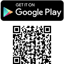 Google Play button and QR code
